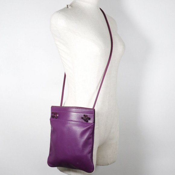 HERMES Aline Mini Shoulder Bag purple/SilverHardware Vaux Swift - Picture 9 of 9